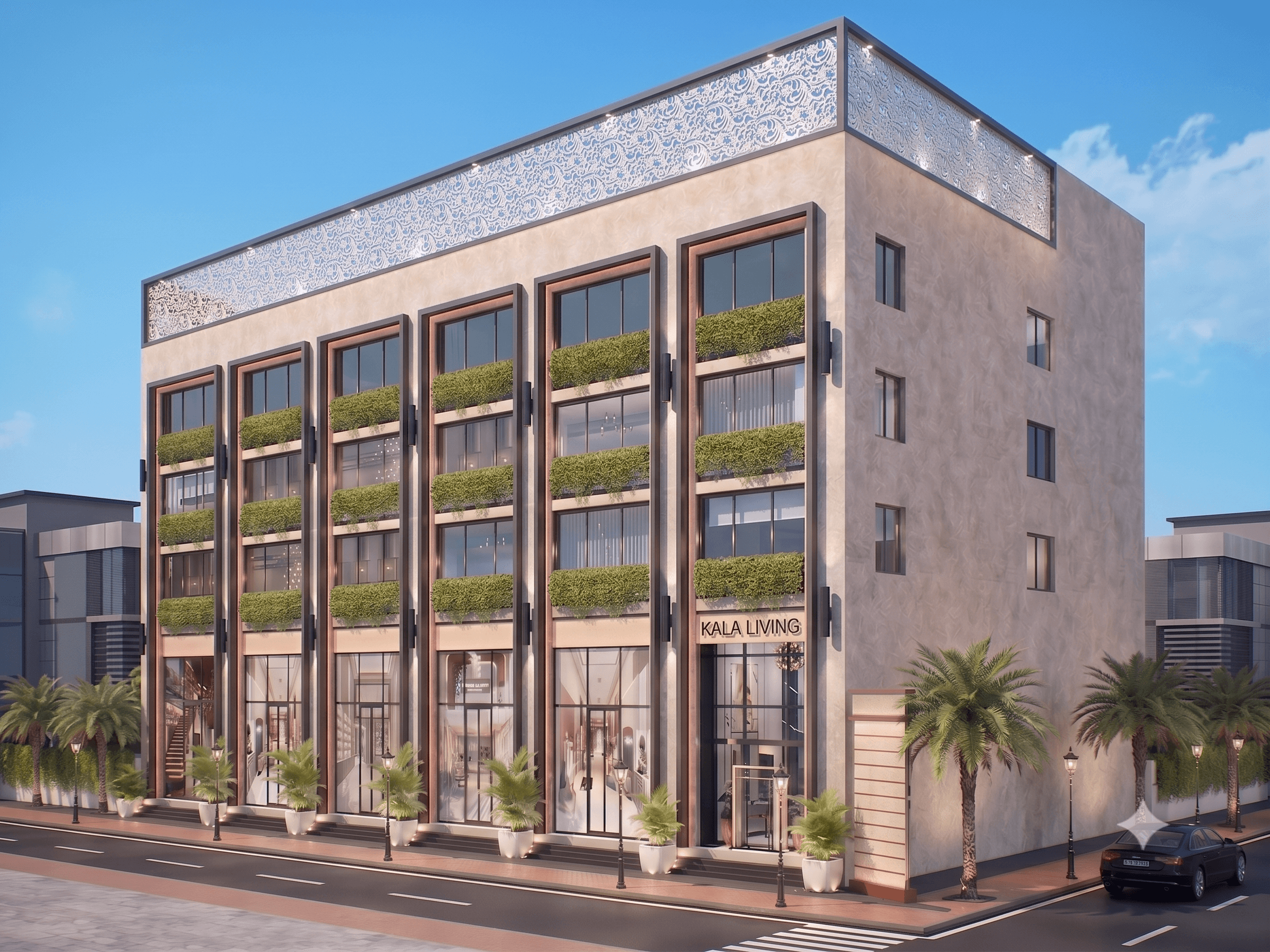 Kala Living, a Paras Developers building facade